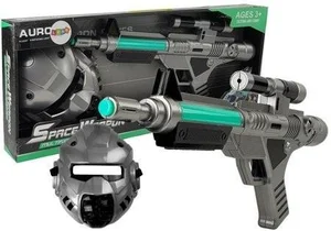 Zestaw kosmiczny pistolet łaserowy space z maską Zestaw kosmiczny pistolet łaserowy space z maską
