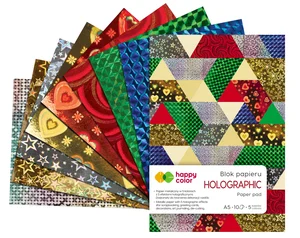 Blok Holographic A4 70g Happy Color