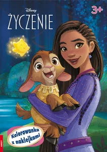 Disney Życzenie Kolorowanka z naklejkami