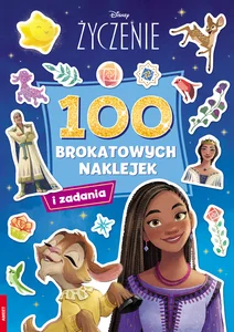 Disney Życzenie 100 Brokatowych naklejek