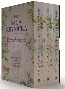 Saga Krynicka Komplet 3 książek Sekrety kobiecych dusz + Fantazje niewinnych lat + Porywy namiętnych serc