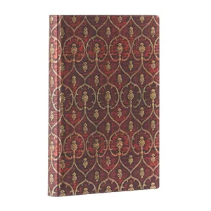 Notatnik w linie Paperblanks Red Velvet Midi Flexi