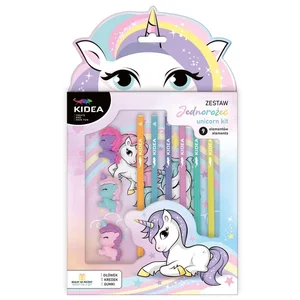 Zestaw szkolny Unicorn Kidea 9 elementów