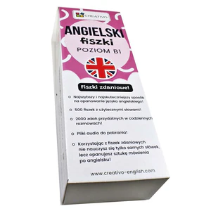 Angielski fiszki zdaniowe Poziom B1 Angielski fiszki zdaniowe Poziom B1