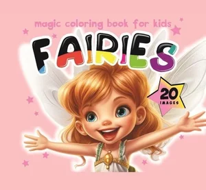 Kolorowanka 140x140 Wróżki Fairies różowa