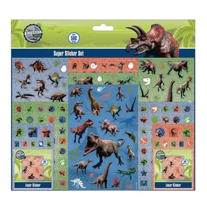 Zestaw Naklejek Dinozaury 500szt Zestaw Naklejek Dinozaury 500szt