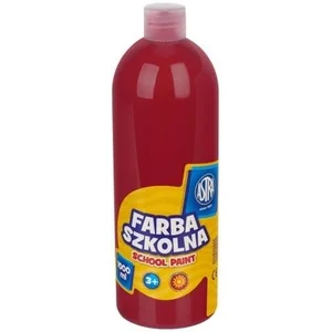 Farba szkolna Astra 1000 ml - czerwony ciemny (301217044)