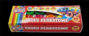 Farby plakatowe 10 kolorów 20ml Farby plakatowe 10 kolorów 20ml