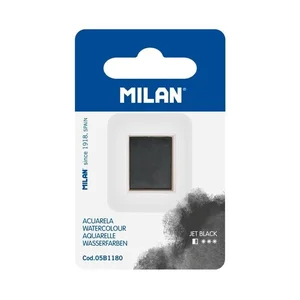 Farba akwarelowa w kostce czarny MILAN Farba akwarelowa w kostce czarny MILAN