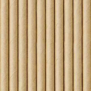 Słomki papierowe, kraft 19.5cm 10szt