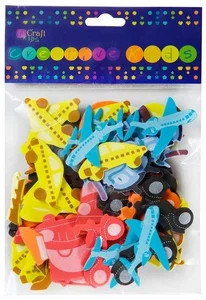 Naklejki z pianki transport 53szt Naklejki z pianki transport 53szt