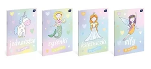 Kolorowanka z naklejkami A4/16K Pastelowe mix Kolorowanka z naklejkami A4/16K Pastelowe mix