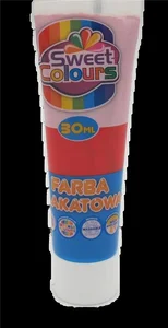 Farba plakatowa w tubie czerwona 30ml Farba plakatowa w tubie czerwona 30ml
