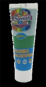 Farba plakatowa w tubie zielona trawiasta 30ml Farba plakatowa w tubie zielona trawiasta 30ml