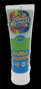 Farba plakatowa w tubie zieleń jasna 30ml Farba plakatowa w tubie zieleń jasna 30ml