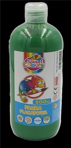 Farba plakatowa trawiasta zielona 500ml Farba plakatowa trawiasta zielona 500ml