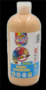 Farba plakatowa cielista 500ml Farba plakatowa cielista 500ml