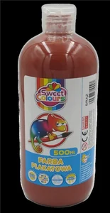 Farba plakatowa ciemnobrązowa 500ml Farba plakatowa ciemnobrązowa 500ml