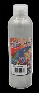 Farba dekoracyjna brokatowa srebrna 250ml Farba dekoracyjna brokatowa srebrna 250ml