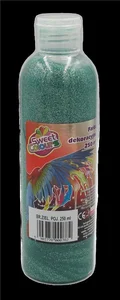 Farba dekoracyjna brokatowa zielona 250ml Farba dekoracyjna brokatowa zielona 250ml