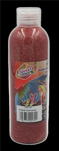Farba dekoracyjna brokatowa czerwona 250ml Farba dekoracyjna brokatowa czerwona 250ml