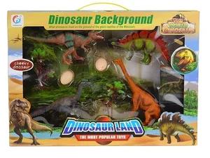 Zestaw 4 dinozaurów z akcesoriami Zestaw 4 dinozaurów z akcesoriami