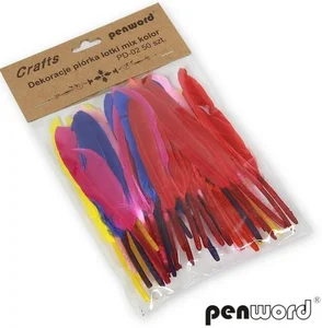Piórka lotki mix 10-15cm 50szt Piórka lotki mix 10-15cm 50szt