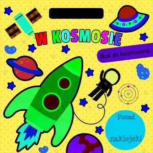Blok do kolorowania W kosmosie
