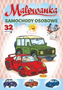 Samochody osobowe. Malowanka Samochody osobowe. Malowanka