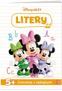 Disney uczy Minnie Ćwiczenia z naklejkami Litery Disney uczy Minnie Ćwiczenia z naklejkami Litery