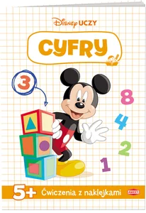 Disney uczy Miki Ćwiczenia z naklejkami Cyfry Disney uczy Miki Ćwiczenia z naklejkami Cyfry