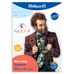 Blok kreatywny biały A4 Kleks Pelikan Blok kreatywny biały A4 Kleks Pelikan