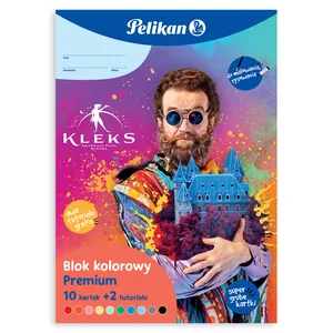 Blok kreatywny kolorowy A4 Kleks Pelikan Blok kreatywny kolorowy A4 Kleks Pelikan