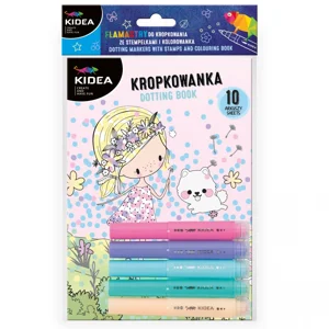Zestaw malowanie kropkami ze stempelkami Wróżki Kidea Zestaw malowanie kropkami ze stempelkami Wróżki Kidea