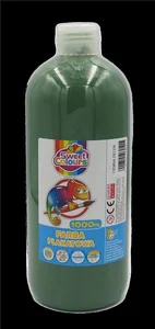 Farba plakatowa ciemno zielona 1000ml Farba plakatowa ciemno zielona 1000ml