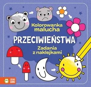Kolorowanka malucha Przeciwieństwa Kolorowanka malucha Przeciwieństwa