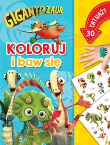 Gigantozaur Koloruj i baw się 30 tatuaży