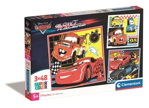 Puzzle 3 x 48 Super Cars Glow Racers 25309 Puzzle 3 x 48 Super Cars Glow Racers 25309