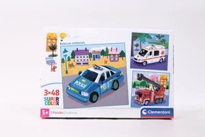 Puzzle 3 x 48 Super Kolor Rescue Vehicles