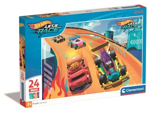Puzzle 24 Maxi Super Kolor Hot Wheels 28523 Puzzle 24 Maxi Super Kolor Hot Wheels 28523