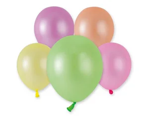 Balony pastelowe fluorescencyjne 12,5cm 100szt Balony pastelowe fluorescencyjne 12,5cm 100szt