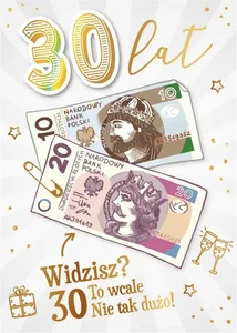 Karnet Urodziny 30