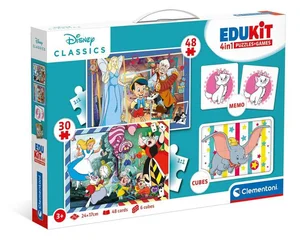 Puzzle+ Gra 4w1 Edukit Disney 18290 Puzzle+ Gra 4w1 Edukit Disney 18290