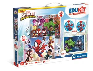 Puzzle+ Gra 4w1 Edukit Spidey 18295 Puzzle+ Gra 4w1 Edukit Spidey 18295