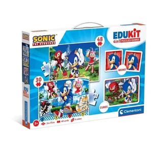 Puzzle+ Gra 4w1 Edukit Sonic 18318