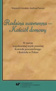 Rodzina suwerenna Kościół domowy Rodzina suwerenna Kościół domowy