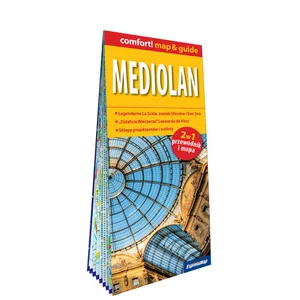 Mediolan laminowany map&guide 2w1: przewodnik i mapa