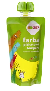 Farba plakatowa tempera 100 ml żółty Happy Color Farba plakatowa tempera 100 ml żółty Happy Color