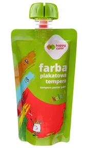 Farba plakatowa tempera 100 ml czerwony Happy Color Farba plakatowa tempera 100 ml czerwony Happy Color
