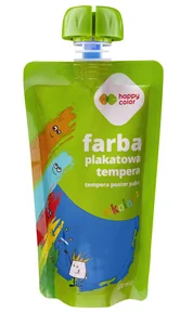 Farba plakatowa tempera 100 ml niebieski Happy Color
